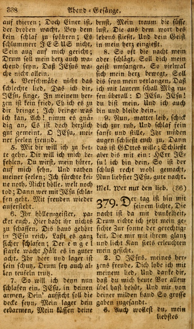 Die Kleine Geistliche Harfe der Kinder Zions: oder auserlesene Geistreiche Gesänge, allen wahren heilsbergierigen Säuglingen der Weisheit, insonderheit aber allen Christlichen Gemeinden des Herrn... page 378