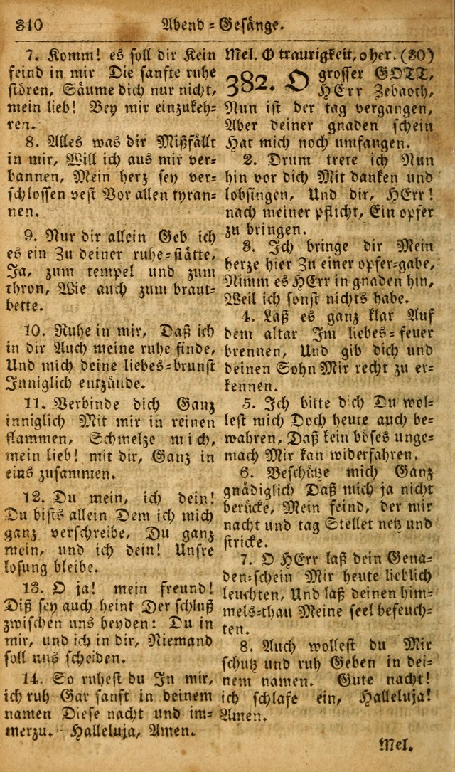 Die Kleine Geistliche Harfe der Kinder Zions: oder auserlesene Geistreiche Gesänge, allen wahren heilsbergierigen Säuglingen der Weisheit, insonderheit aber allen Christlichen Gemeinden des Herrn... page 380