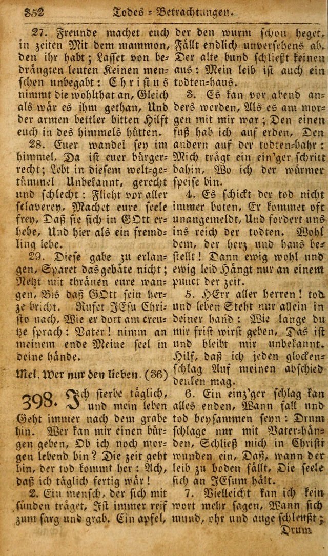 Die Kleine Geistliche Harfe der Kinder Zions: oder auserlesene Geistreiche Gesänge, allen wahren heilsbergierigen Säuglingen der Weisheit, insonderheit aber allen Christlichen Gemeinden des Herrn... page 392