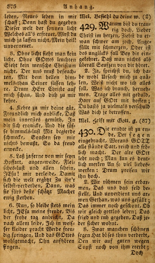 Die Kleine Geistliche Harfe der Kinder Zions: oder auserlesene Geistreiche Gesänge, allen wahren heilsbergierigen Säuglingen der Weisheit, insonderheit aber allen Christlichen Gemeinden des Herrn... page 416