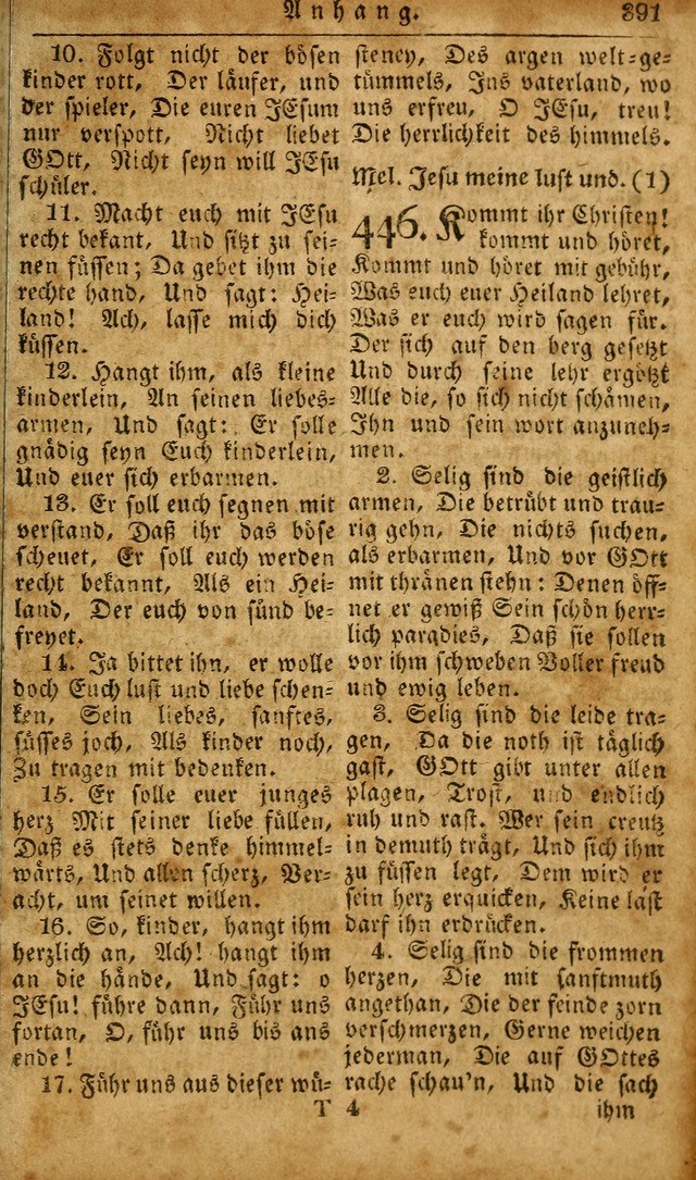 Die Kleine Geistliche Harfe der Kinder Zions: oder auserlesene Geistreiche Gesänge, allen wahren heilsbergierigen Säuglingen der Weisheit, insonderheit aber allen Christlichen Gemeinden des Herrn... page 431