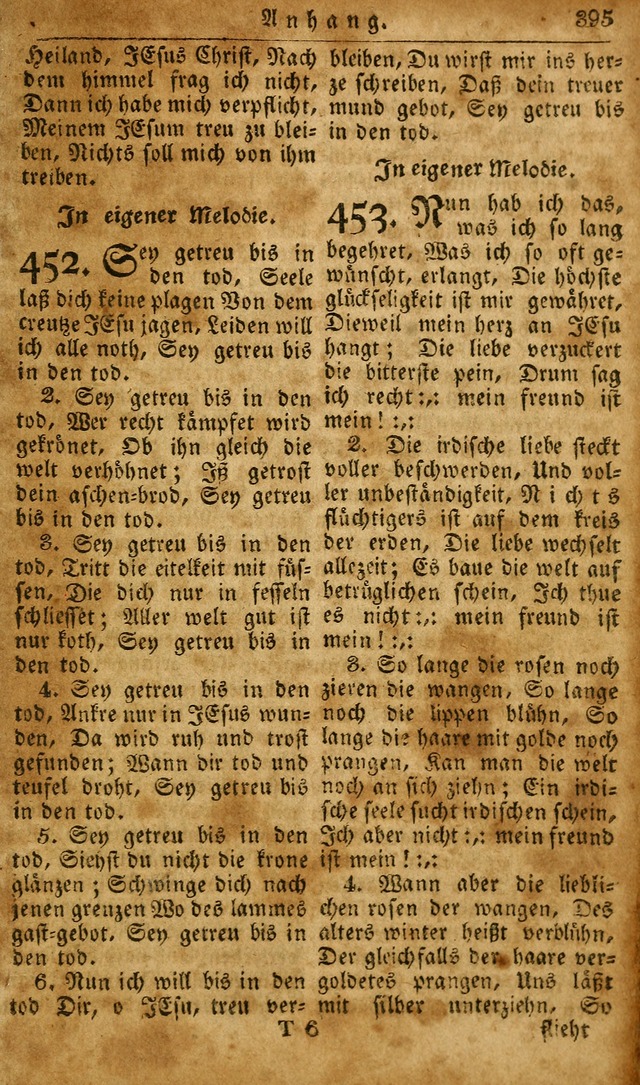 Die Kleine Geistliche Harfe der Kinder Zions: oder auserlesene Geistreiche Gesänge, allen wahren heilsbergierigen Säuglingen der Weisheit, insonderheit aber allen Christlichen Gemeinden des Herrn... page 435