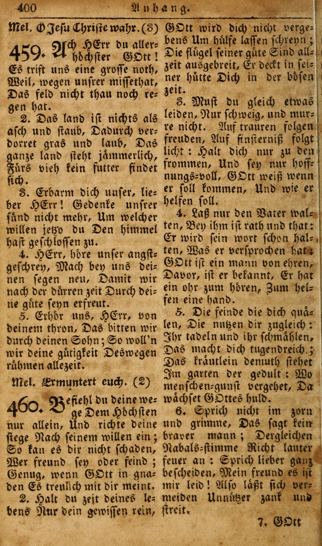 Die Kleine Geistliche Harfe der Kinder Zions: oder auserlesene Geistreiche Gesänge, allen wahren heilsbergierigen Säuglingen der Weisheit, insonderheit aber allen Christlichen Gemeinden des Herrn... page 440