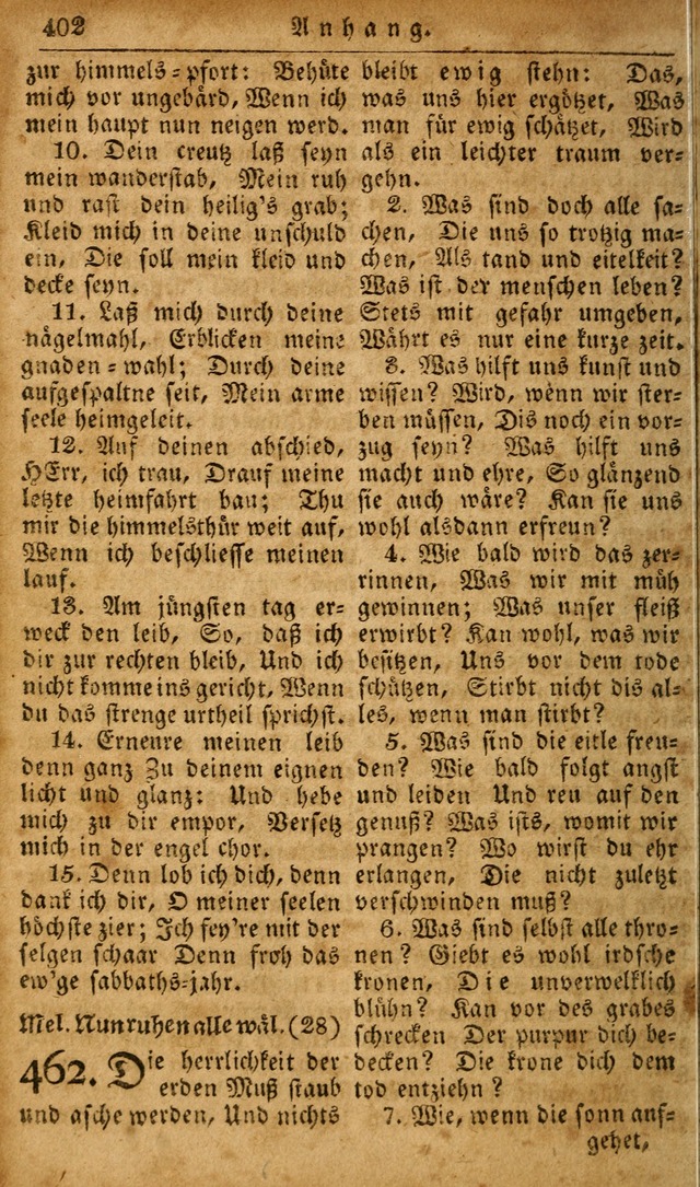 Die Kleine Geistliche Harfe der Kinder Zions: oder auserlesene Geistreiche Gesänge, allen wahren heilsbergierigen Säuglingen der Weisheit, insonderheit aber allen Christlichen Gemeinden des Herrn... page 442