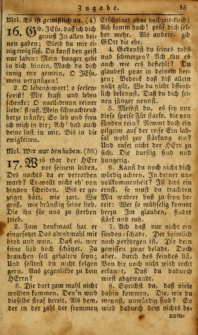 Die Kleine Geistliche Harfe der Kinder Zions: oder auserlesene Geistreiche Gesänge, allen wahren heilsbergierigen Säuglingen der Weisheit, insonderheit aber allen Christlichen Gemeinden des Herrn... page 487