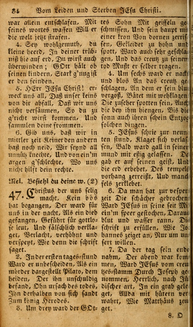 Die Kleine Geistliche Harfe der Kinder Zions: oder auserlesene Geistreiche Gesänge, allen wahren heilsbergierigen Säuglingen der Weisheit, insonderheit aber allen Christlichen Gemeinden des Herrn... page 74