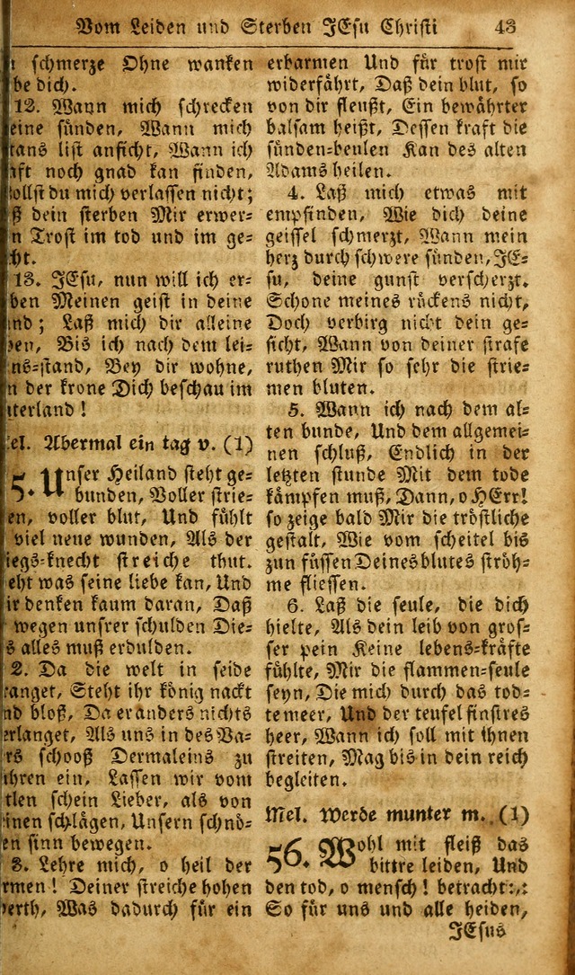 Die Kleine Geistliche Harfe der Kinder Zions: oder auserlesene Geistreiche Gesänge, allen wahren heilsbergierigen Säuglingen der Weisheit, insonderheit aber allen Christlichen Gemeinden des Herrn... page 83