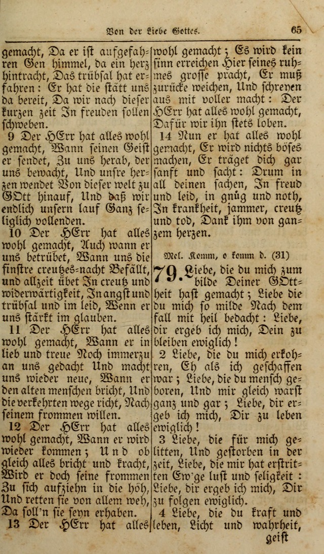 Die Kleine Geistliche Harfe der Kinder Zions: oder auserlesene Geistreiche Gesänge, allen wahren heilsbergierigen Säuglingen der Weisheit, insonderheit aber allen Christlichen Gemeinden (4. Aufl.) page 107