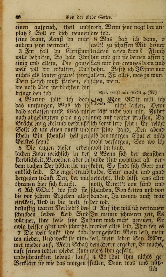 Die Kleine Geistliche Harfe der Kinder Zions: oder auserlesene Geistreiche Gesänge, allen wahren heilsbergierigen Säuglingen der Weisheit, insonderheit aber allen Christlichen Gemeinden (4. Aufl.) page 110