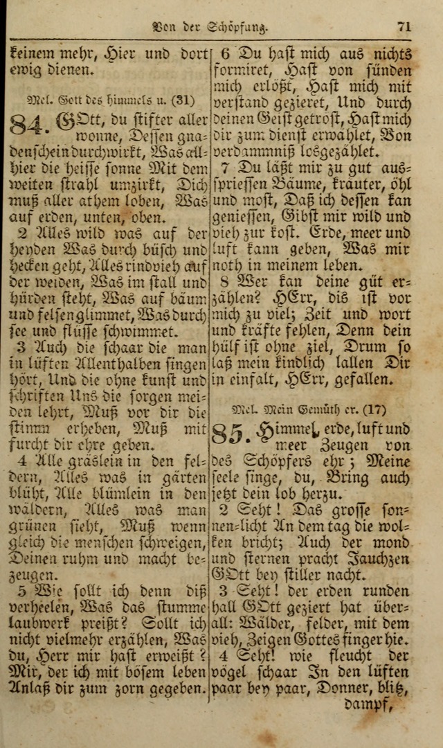 Die Kleine Geistliche Harfe der Kinder Zions: oder auserlesene Geistreiche Gesänge, allen wahren heilsbergierigen Säuglingen der Weisheit, insonderheit aber allen Christlichen Gemeinden (4. Aufl.) page 113