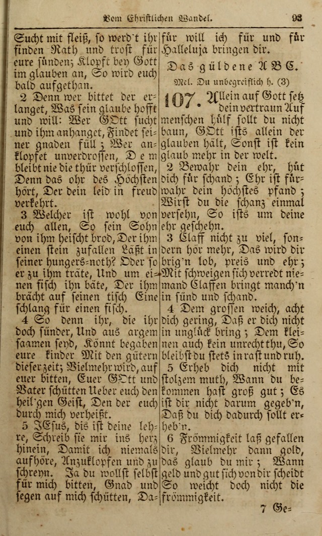 Die Kleine Geistliche Harfe der Kinder Zions: oder auserlesene Geistreiche Gesänge, allen wahren heilsbergierigen Säuglingen der Weisheit, insonderheit aber allen Christlichen Gemeinden (4. Aufl.) page 135