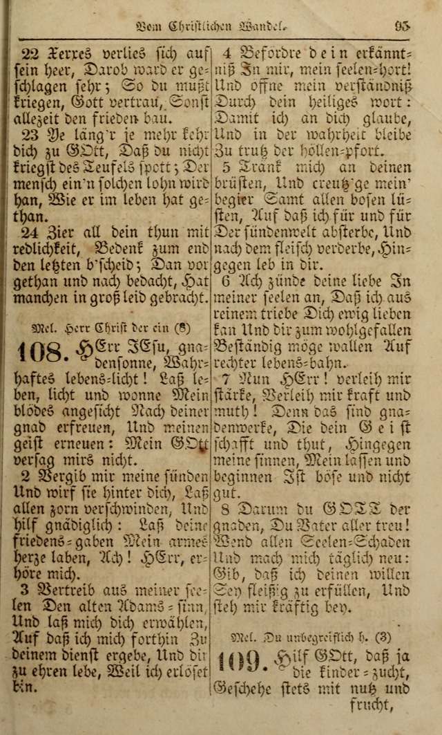 Die Kleine Geistliche Harfe der Kinder Zions: oder auserlesene Geistreiche Gesänge, allen wahren heilsbergierigen Säuglingen der Weisheit, insonderheit aber allen Christlichen Gemeinden (4. Aufl.) page 137