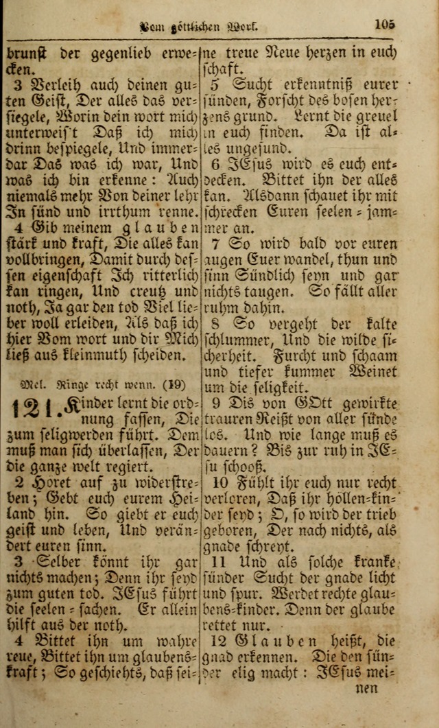 Die Kleine Geistliche Harfe der Kinder Zions: oder auserlesene Geistreiche Gesänge, allen wahren heilsbergierigen Säuglingen der Weisheit, insonderheit aber allen Christlichen Gemeinden (4. Aufl.) page 147