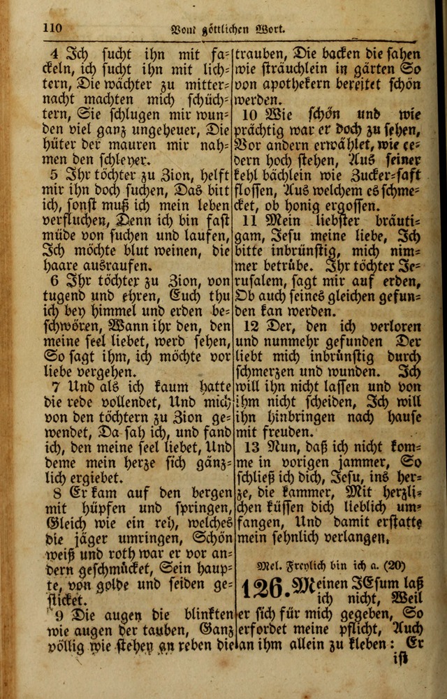 Die Kleine Geistliche Harfe der Kinder Zions: oder auserlesene Geistreiche Gesänge, allen wahren heilsbergierigen Säuglingen der Weisheit, insonderheit aber allen Christlichen Gemeinden (4. Aufl.) page 152