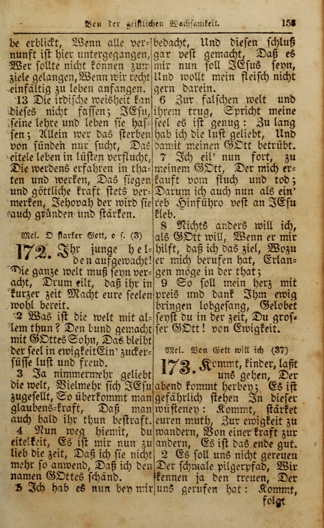 Die Kleine Geistliche Harfe der Kinder Zions: oder auserlesene Geistreiche Gesänge, allen wahren heilsbergierigen Säuglingen der Weisheit, insonderheit aber allen Christlichen Gemeinden (4. Aufl.) page 195