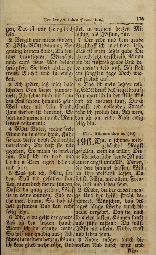 Die Kleine Geistliche Harfe der Kinder Zions: oder auserlesene Geistreiche Gesänge, allen wahren heilsbergierigen Säuglingen der Weisheit, insonderheit aber allen Christlichen Gemeinden (4. Aufl.) page 217