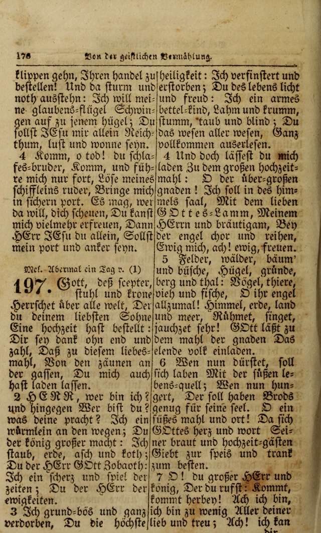 Die Kleine Geistliche Harfe der Kinder Zions: oder auserlesene Geistreiche Gesänge, allen wahren heilsbergierigen Säuglingen der Weisheit, insonderheit aber allen Christlichen Gemeinden (4. Aufl.) page 218