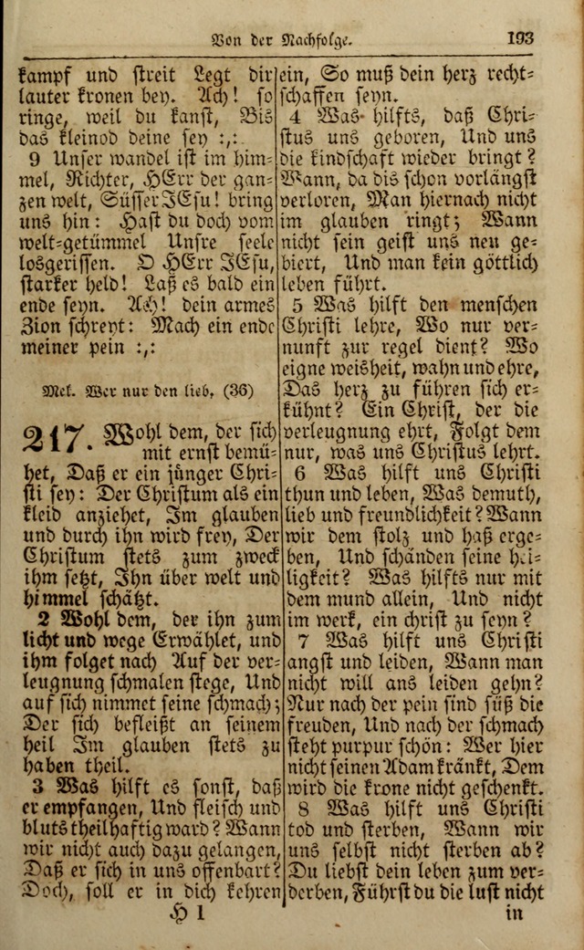 Die Kleine Geistliche Harfe der Kinder Zions: oder auserlesene Geistreiche Gesänge, allen wahren heilsbergierigen Säuglingen der Weisheit, insonderheit aber allen Christlichen Gemeinden (4. Aufl.) page 235