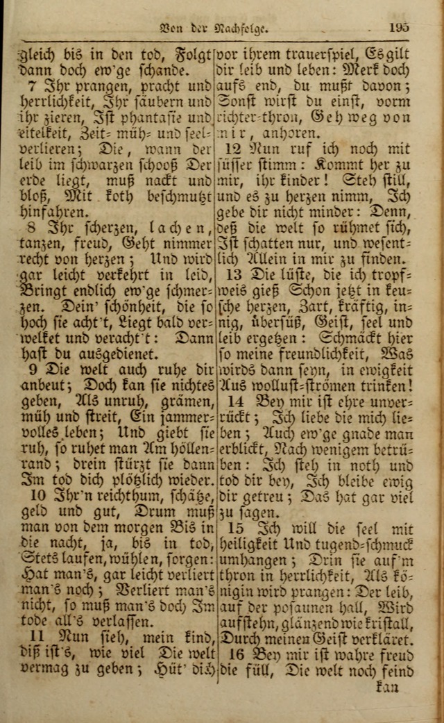 Die Kleine Geistliche Harfe der Kinder Zions: oder auserlesene Geistreiche Gesänge, allen wahren heilsbergierigen Säuglingen der Weisheit, insonderheit aber allen Christlichen Gemeinden (4. Aufl.) page 237