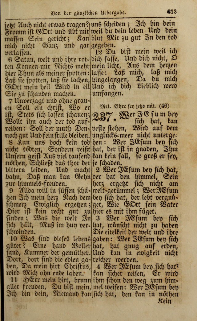 Die Kleine Geistliche Harfe der Kinder Zions: oder auserlesene Geistreiche Gesänge, allen wahren heilsbergierigen Säuglingen der Weisheit, insonderheit aber allen Christlichen Gemeinden (4. Aufl.) page 255