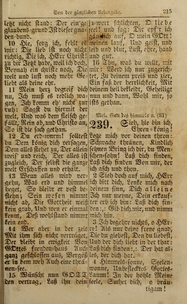 Die Kleine Geistliche Harfe der Kinder Zions: oder auserlesene Geistreiche Gesänge, allen wahren heilsbergierigen Säuglingen der Weisheit, insonderheit aber allen Christlichen Gemeinden (4. Aufl.) page 257