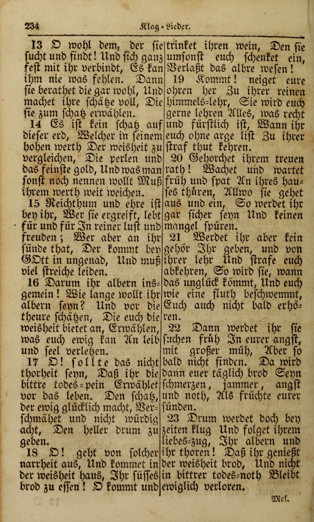 Die Kleine Geistliche Harfe der Kinder Zions: oder auserlesene Geistreiche Gesänge, allen wahren heilsbergierigen Säuglingen der Weisheit, insonderheit aber allen Christlichen Gemeinden (4. Aufl.) page 276