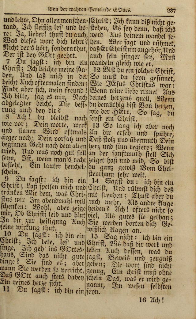 Die Kleine Geistliche Harfe der Kinder Zions: oder auserlesene Geistreiche Gesänge, allen wahren heilsbergierigen Säuglingen der Weisheit, insonderheit aber allen Christlichen Gemeinden (4. Aufl.) page 279