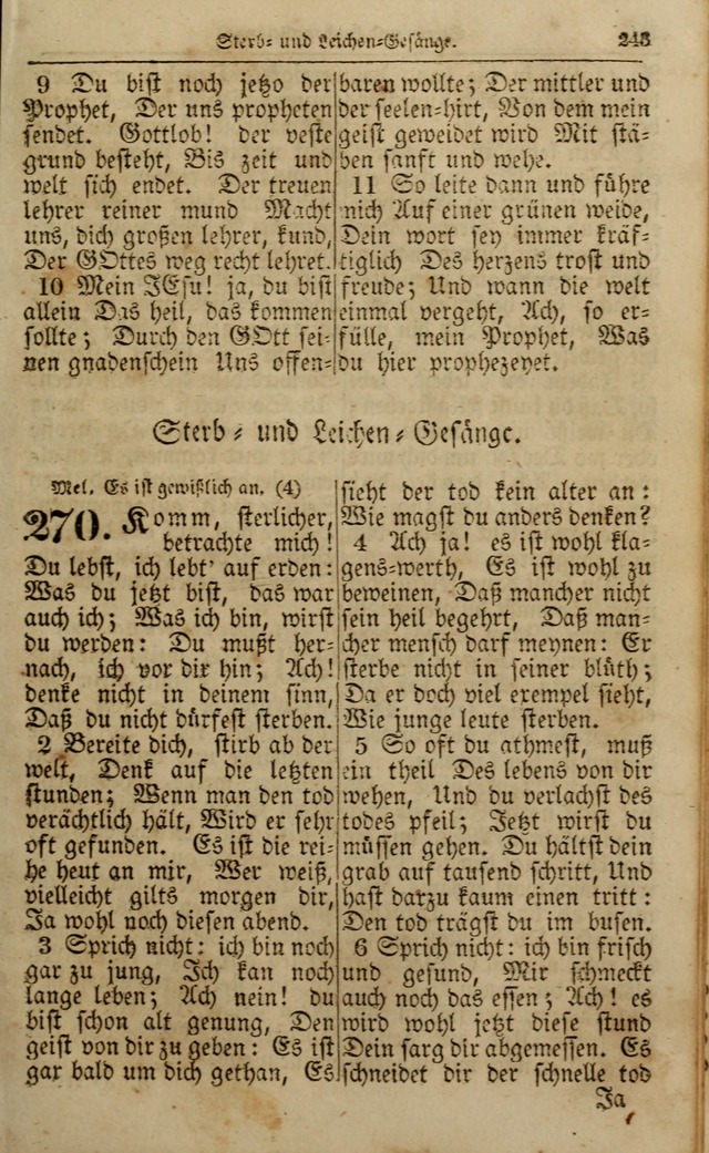 Die Kleine Geistliche Harfe der Kinder Zions: oder auserlesene Geistreiche Gesänge, allen wahren heilsbergierigen Säuglingen der Weisheit, insonderheit aber allen Christlichen Gemeinden (4. Aufl.) page 285