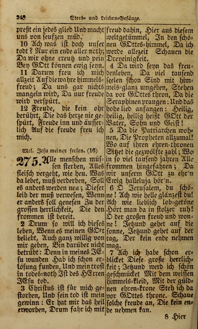 Die Kleine Geistliche Harfe der Kinder Zions: oder auserlesene Geistreiche Gesänge, allen wahren heilsbergierigen Säuglingen der Weisheit, insonderheit aber allen Christlichen Gemeinden (4. Aufl.) page 290