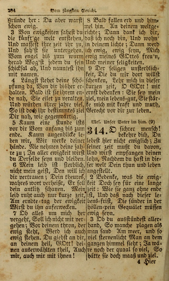 Die Kleine Geistliche Harfe der Kinder Zions: oder auserlesene Geistreiche Gesänge, allen wahren heilsbergierigen Säuglingen der Weisheit, insonderheit aber allen Christlichen Gemeinden (4. Aufl.) page 326