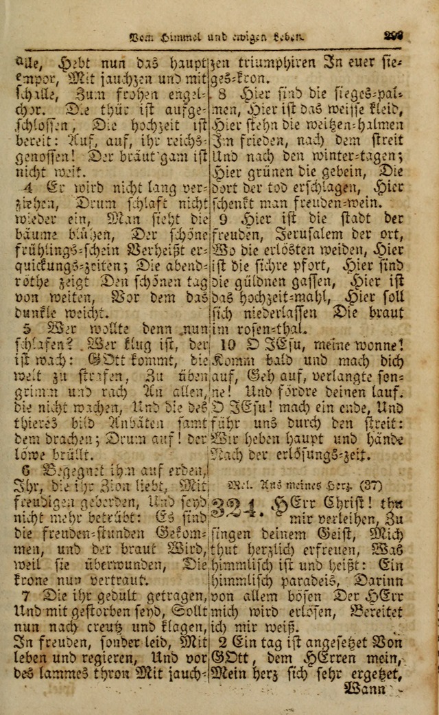 Die Kleine Geistliche Harfe der Kinder Zions: oder auserlesene Geistreiche Gesänge, allen wahren heilsbergierigen Säuglingen der Weisheit, insonderheit aber allen Christlichen Gemeinden (4. Aufl.) page 335