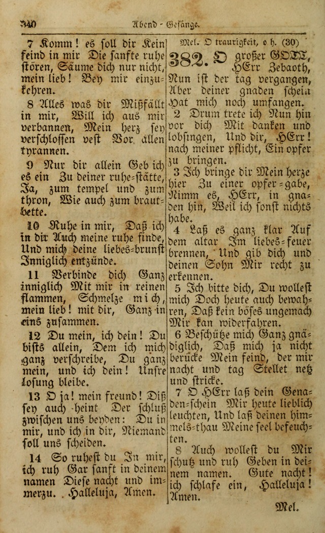 Die Kleine Geistliche Harfe der Kinder Zions: oder auserlesene Geistreiche Gesänge, allen wahren heilsbergierigen Säuglingen der Weisheit, insonderheit aber allen Christlichen Gemeinden (4. Aufl.) page 382