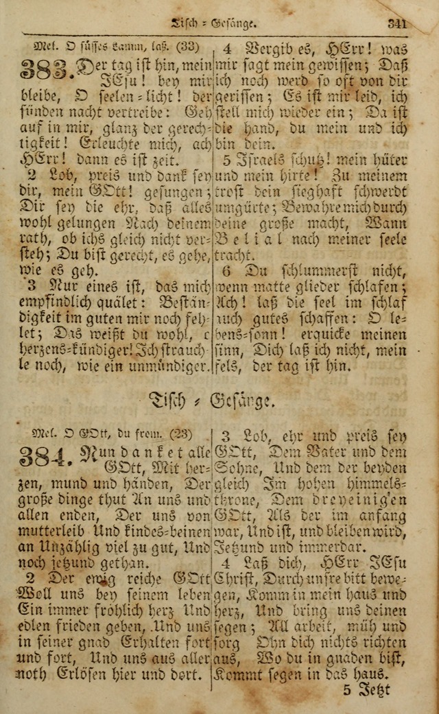 Die Kleine Geistliche Harfe der Kinder Zions: oder auserlesene Geistreiche Gesänge, allen wahren heilsbergierigen Säuglingen der Weisheit, insonderheit aber allen Christlichen Gemeinden (4. Aufl.) page 383