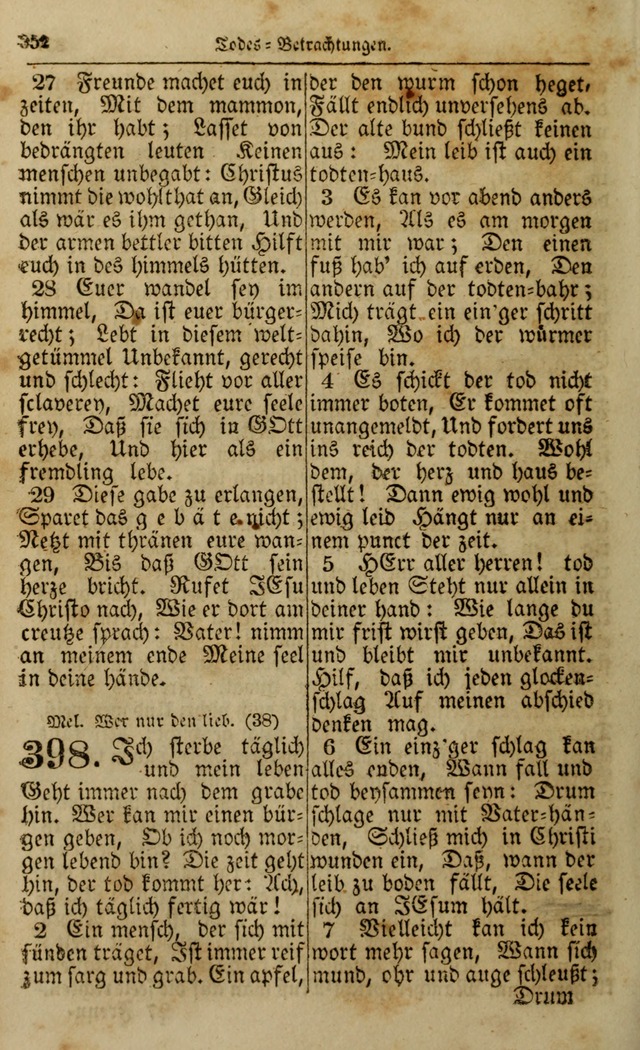 Die Kleine Geistliche Harfe der Kinder Zions: oder auserlesene Geistreiche Gesänge, allen wahren heilsbergierigen Säuglingen der Weisheit, insonderheit aber allen Christlichen Gemeinden (4. Aufl.) page 394