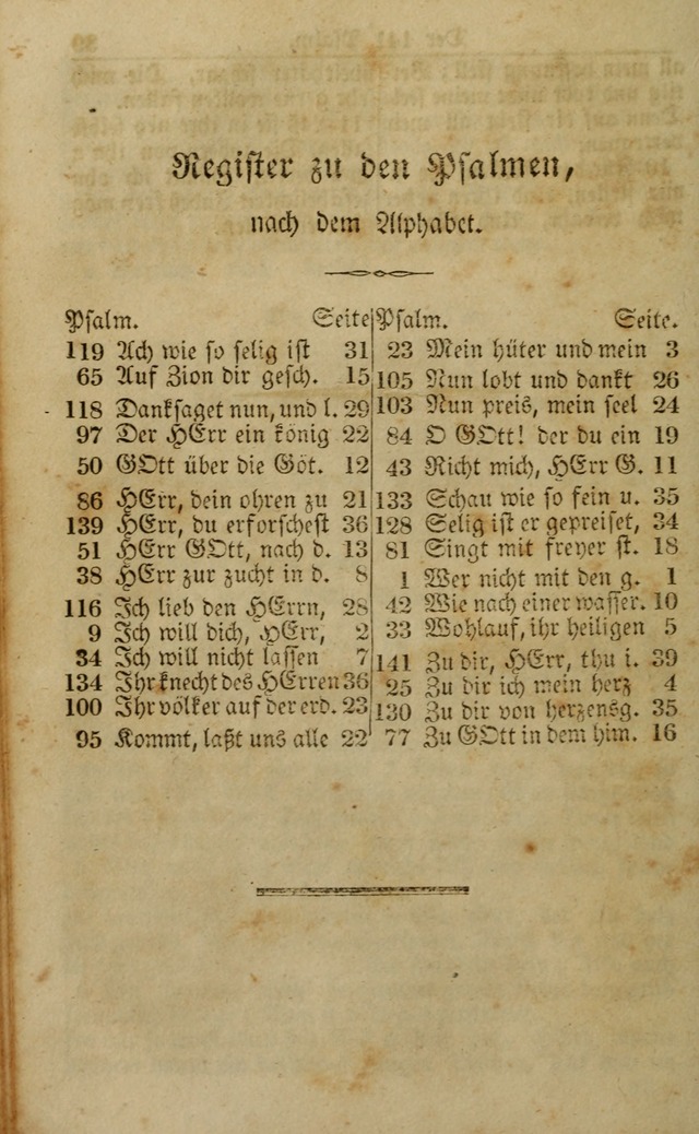 Die Kleine Geistliche Harfe der Kinder Zions: oder auserlesene Geistreiche Gesänge, allen wahren heilsbergierigen Säuglingen der Weisheit, insonderheit aber allen Christlichen Gemeinden (4. Aufl.) page 40