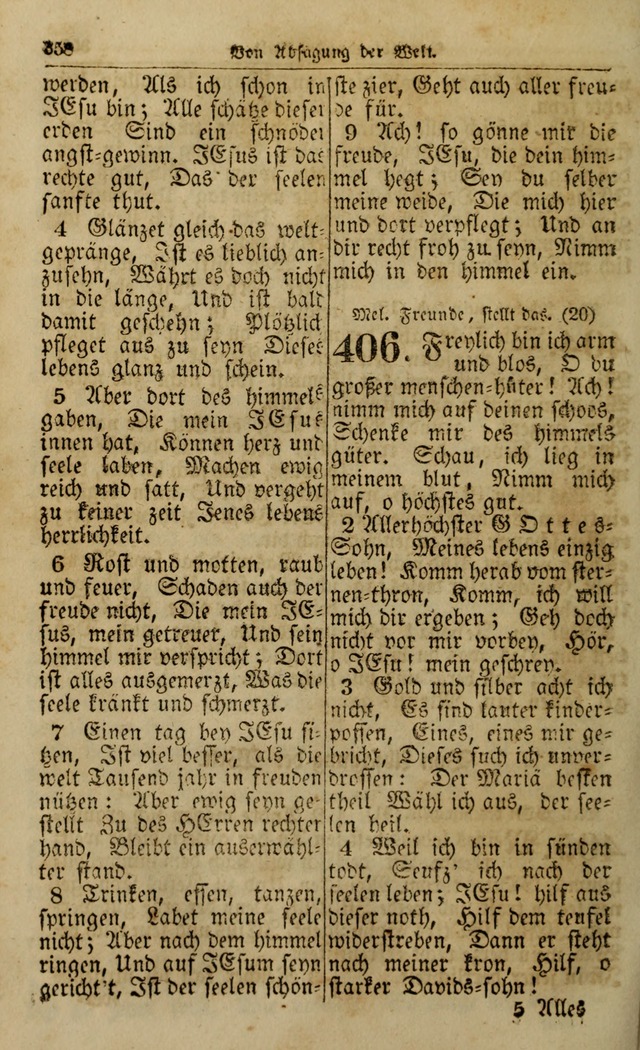 Die Kleine Geistliche Harfe der Kinder Zions: oder auserlesene Geistreiche Gesänge, allen wahren heilsbergierigen Säuglingen der Weisheit, insonderheit aber allen Christlichen Gemeinden (4. Aufl.) page 400