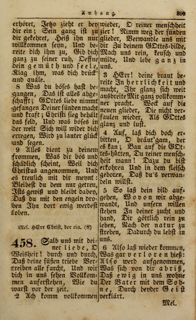 Die Kleine Geistliche Harfe der Kinder Zions: oder auserlesene Geistreiche Gesänge, allen wahren heilsbergierigen Säuglingen der Weisheit, insonderheit aber allen Christlichen Gemeinden (4. Aufl.) page 441