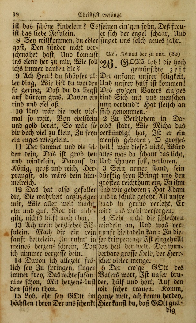 Die Kleine Geistliche Harfe der Kinder Zions: oder auserlesene Geistreiche Gesänge, allen wahren heilsbergierigen Säuglingen der Weisheit, insonderheit aber allen Christlichen Gemeinden (4. Aufl.) page 58