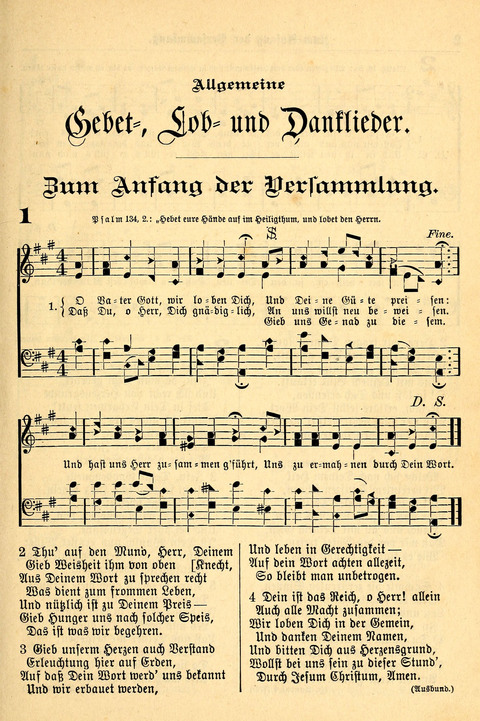 Deutsches Lieder- und Melodienbuch: mit einem Anhang englisher Lieder page 1