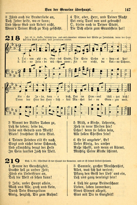 Deutsches Lieder- und Melodienbuch: mit einem Anhang englisher Lieder page 147