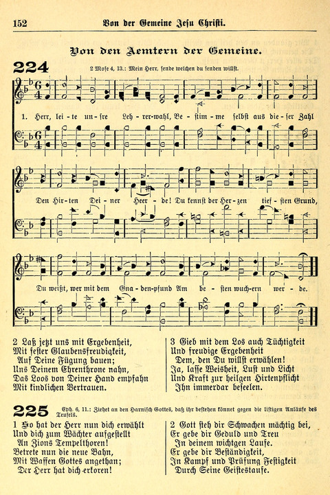 Deutsches Lieder- und Melodienbuch: mit einem Anhang englisher Lieder page 152