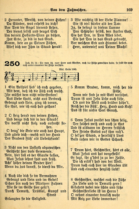 Deutsches Lieder- und Melodienbuch: mit einem Anhang englisher Lieder page 169