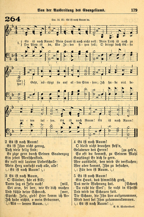 Deutsches Lieder- und Melodienbuch: mit einem Anhang englisher Lieder page 179