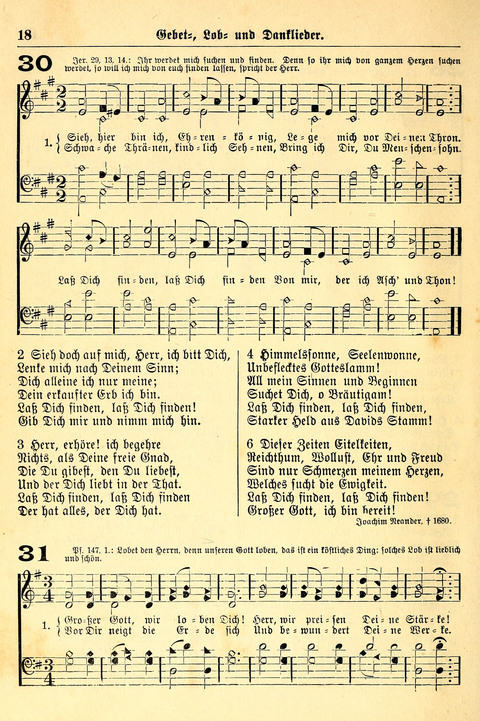 Deutsches Lieder- und Melodienbuch: mit einem Anhang englisher Lieder page 18