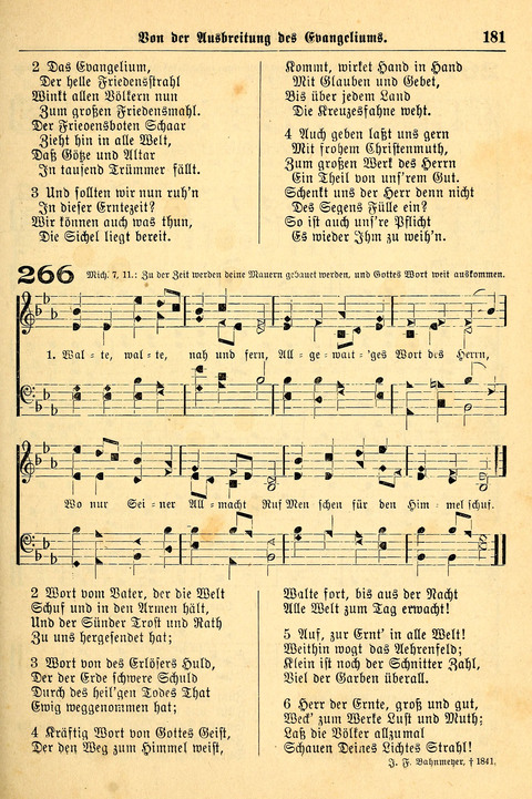 Deutsches Lieder- und Melodienbuch: mit einem Anhang englisher Lieder page 181