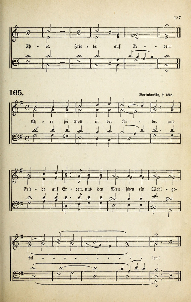 Deutsches Liederbuch: Sammlung von Chorälen und Liedern für Schule und Haus page 137