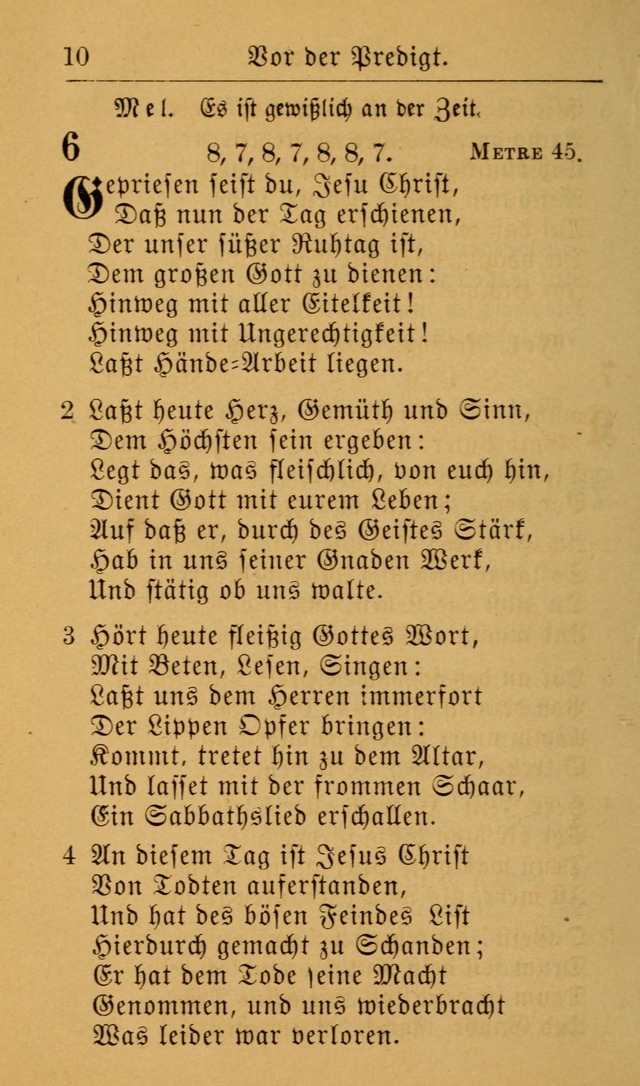 Die allgemeine Lieder-Sammlung zum privat und öffentlichen Gottes-Dienst: mit fleiß zusammengetragen (2nd Aufl.) page 10