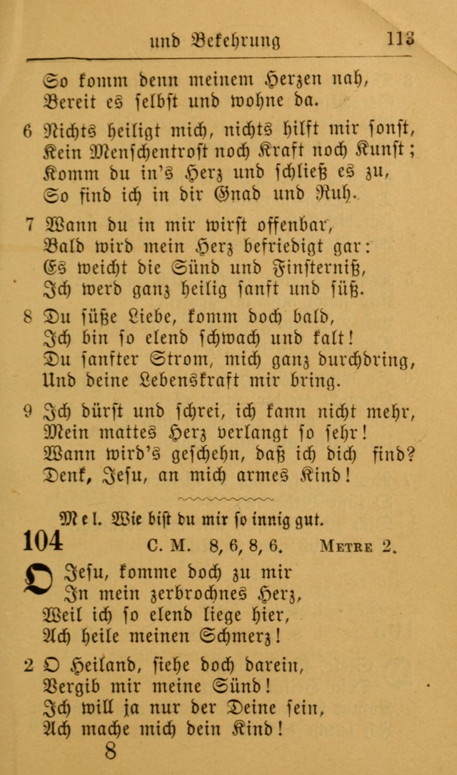 Die allgemeine Lieder-Sammlung zum privat und öffentlichen Gottes-Dienst: mit fleiß zusammengetragen (2nd Aufl.) page 113