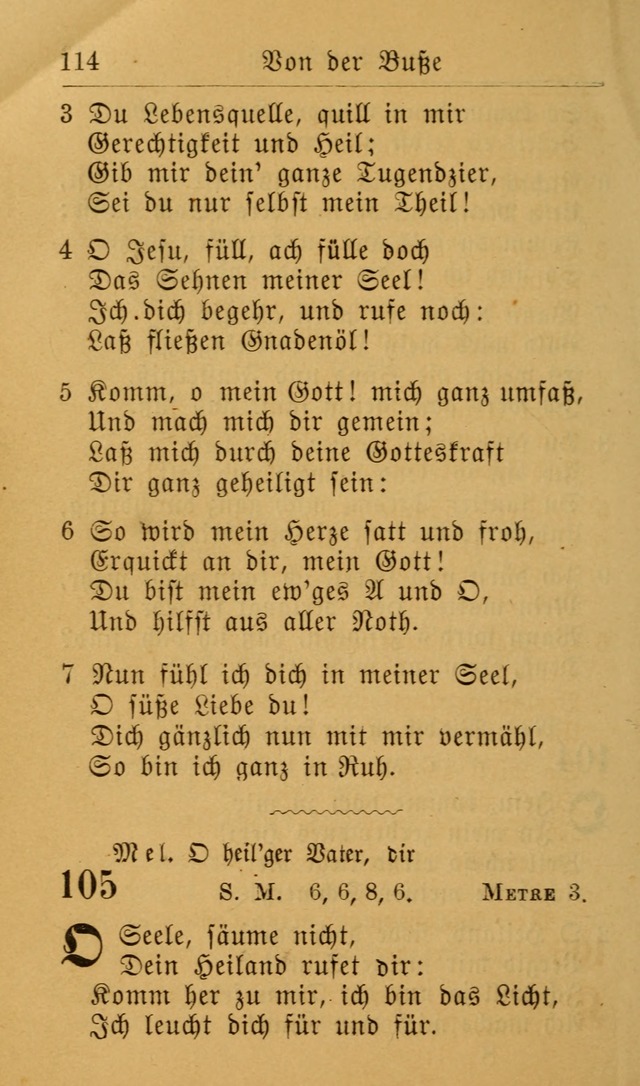 Die allgemeine Lieder-Sammlung zum privat und öffentlichen Gottes-Dienst: mit fleiß zusammengetragen (2nd Aufl.) page 114