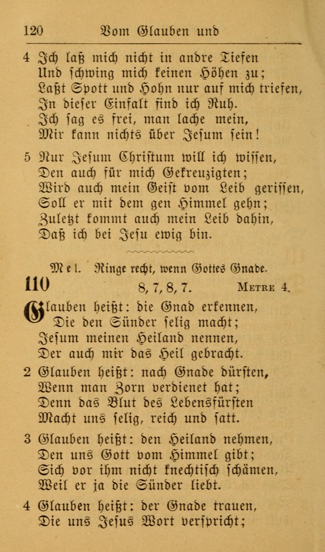 Die allgemeine Lieder-Sammlung zum privat und öffentlichen Gottes-Dienst: mit fleiß zusammengetragen (2nd Aufl.) page 120